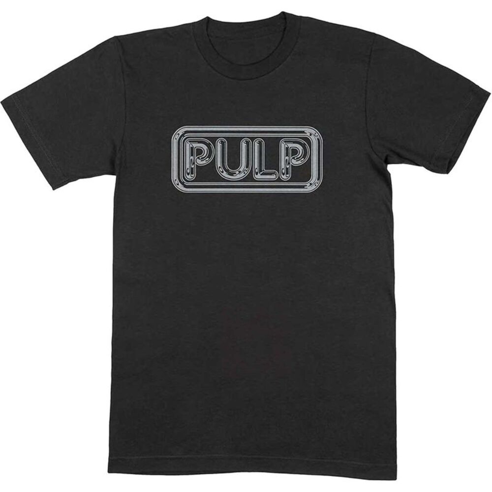 Pulp Unisex Adult Different Class Logo Cotton T-Shirt / Black